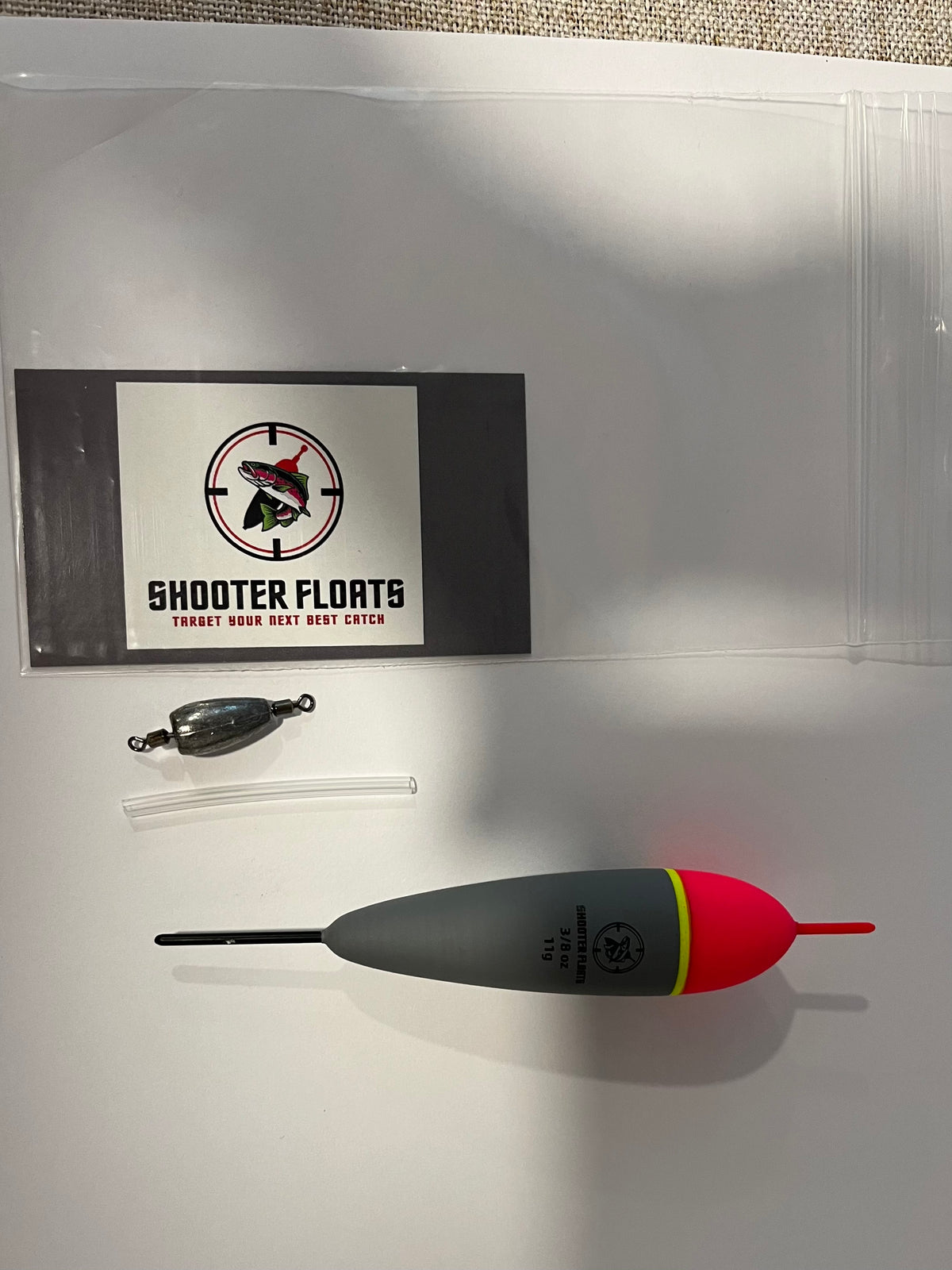 3/8oz EVA Foam Fixed Float Package