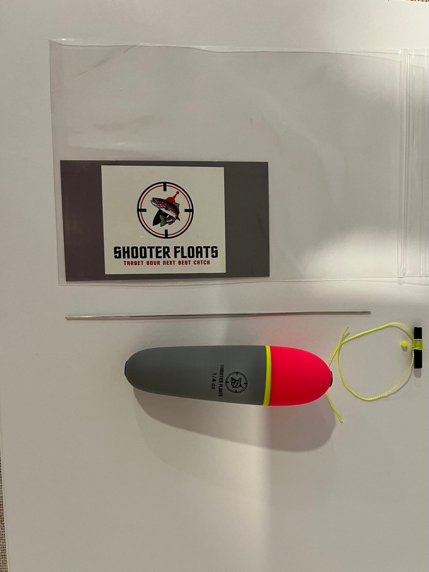 1/4oz EVA Foam Weighted Slip Float Package