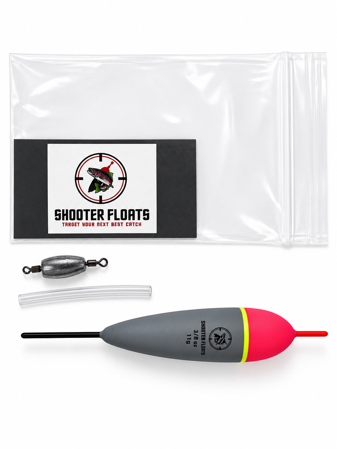 3/8oz EVA Foam Fixed Float Package