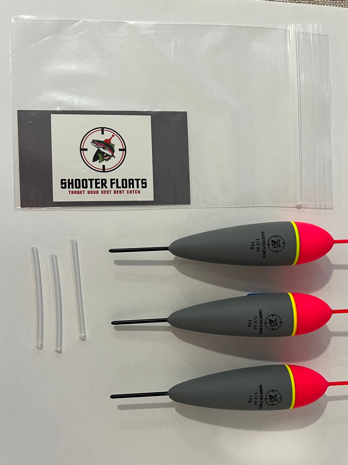 1/2oz EVA Foam Fixed Float 3 Pack