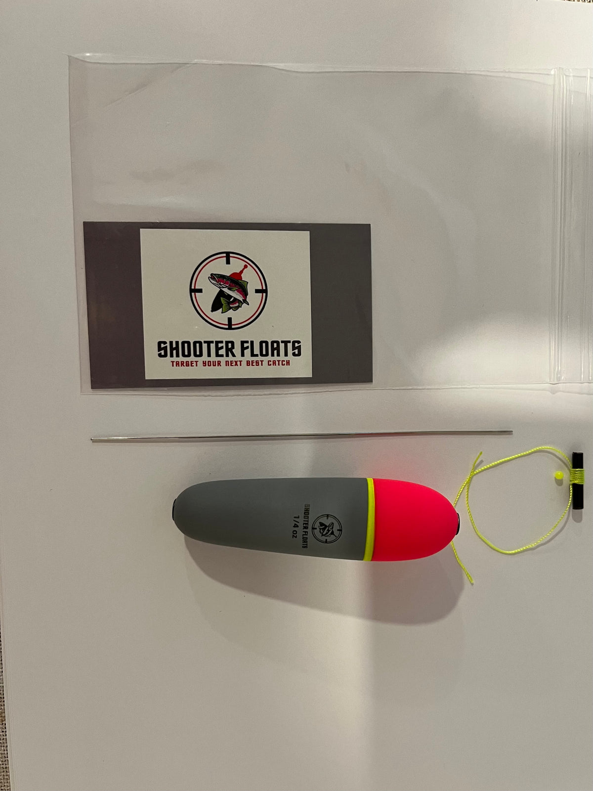 1/4oz EVA Foam Weighted Slip Float Package